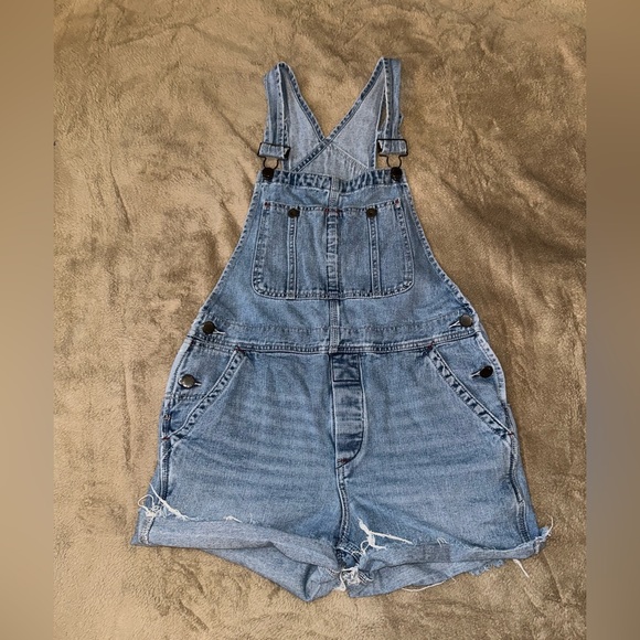 We The Free Jeans Vintage Overalls Size 26 Fits Like A Smallmedium